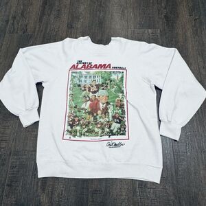 Vintage History of Alabama Football Sweatshirt Bama Legend Rare HTF Tee Jays S